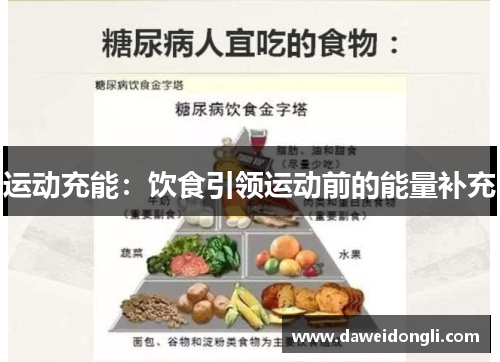 运动充能：饮食引领运动前的能量补充